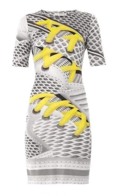 Oxenda Print Silk Jersey Dress made by MARY KATRANTZOU