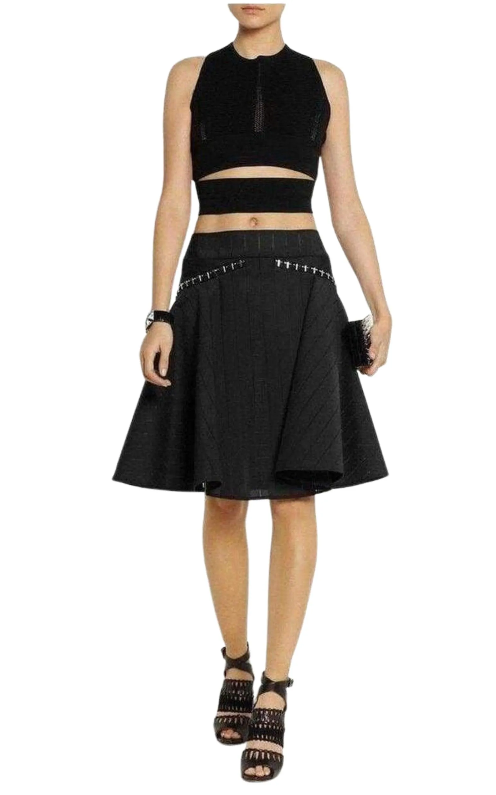 Flared Embellished Stretch Skirt sold by Runaway Catalog product image thumbnail 2
