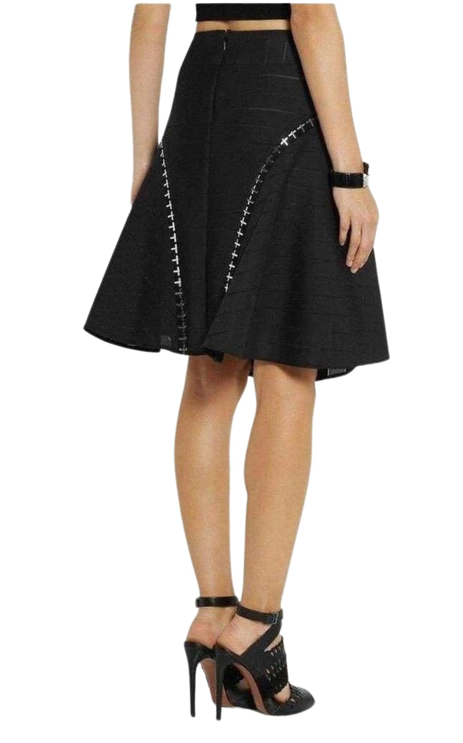 Flared Embellished Stretch Skirt sold by Runaway Catalog product image thumbnail 4