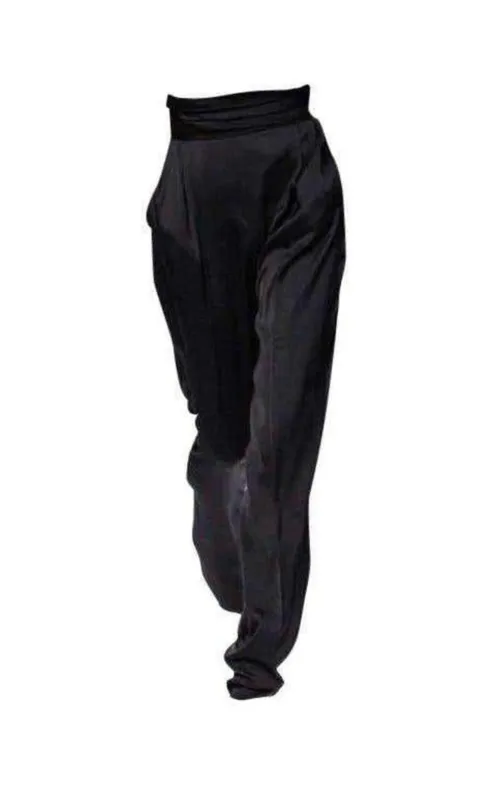 Black High Waisted Tuxedo Pants sold by Runaway Catalog