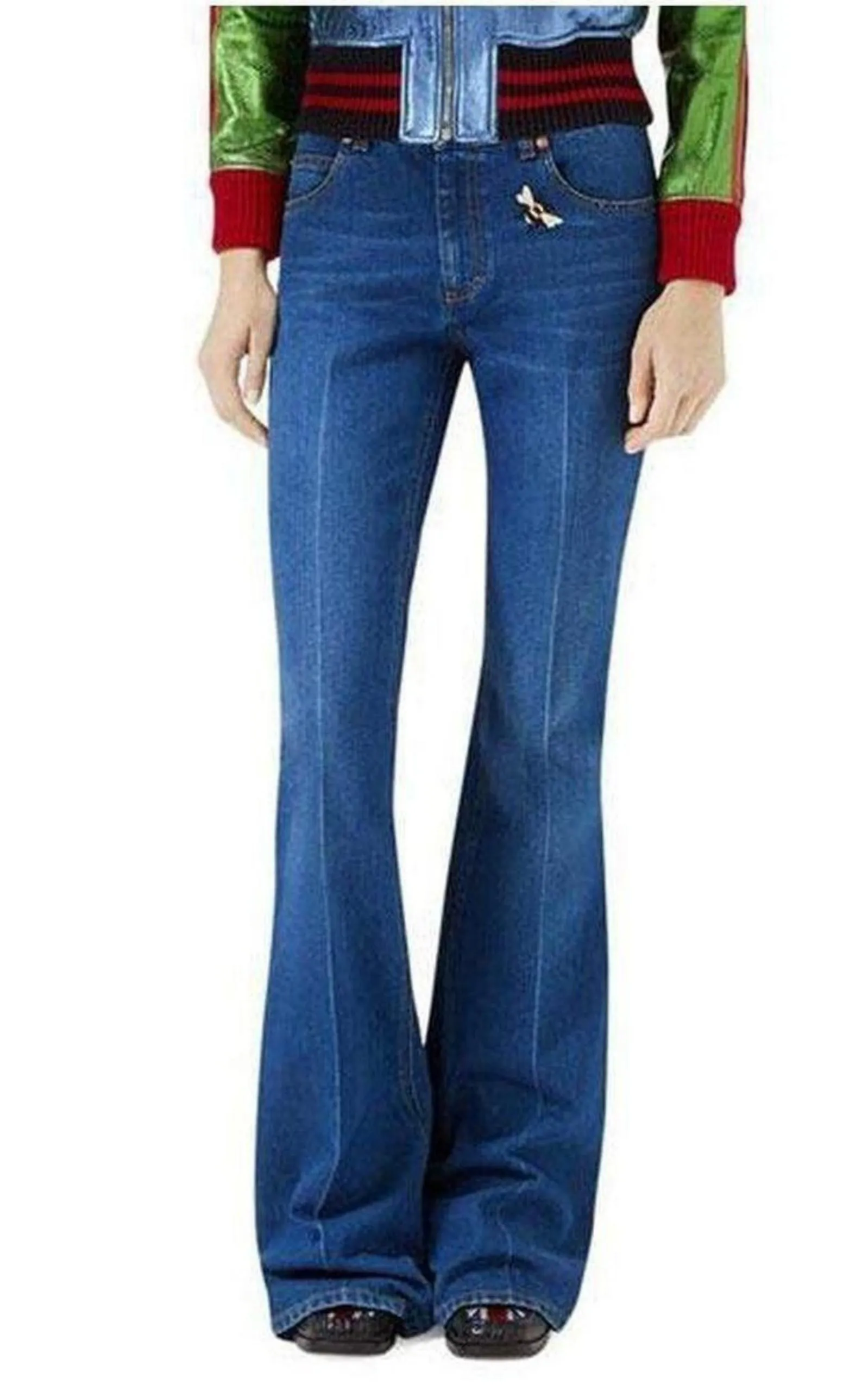 Bee & Butterfly Patches Jeans sold by Runaway Catalog product image thumbnail 5