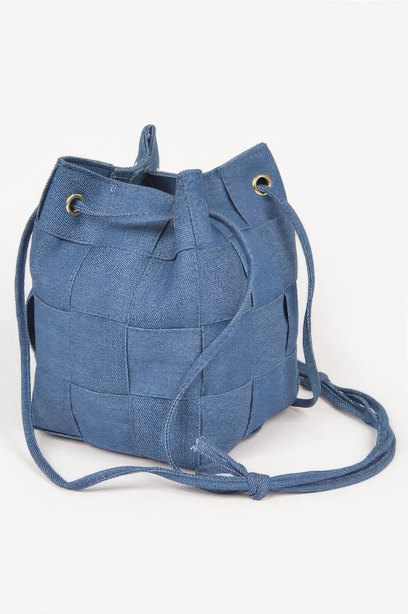 Braided Denim Bucket Bag sold by Unique Kulture product image thumbnail 4