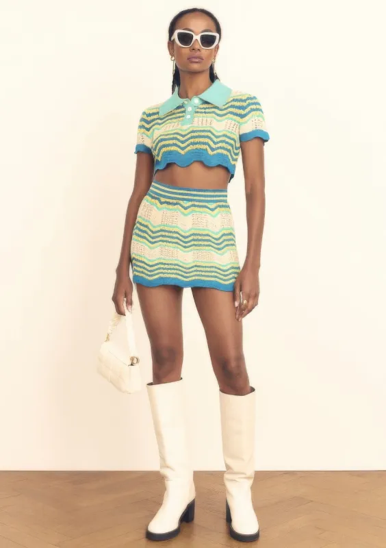 Zig Zag Crochet Two Piece Set sold by Unique Kulture