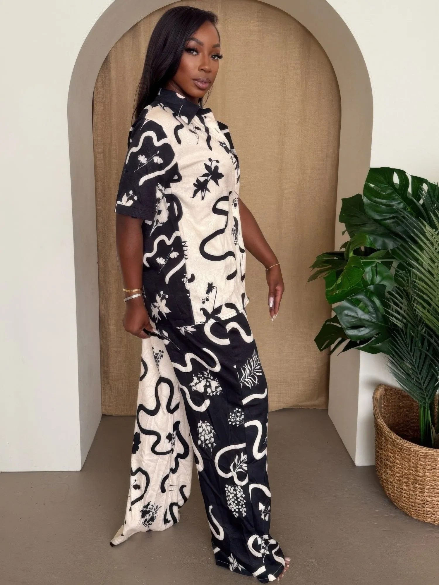 Woman's Resort Wear Pant Set sold by Unique Kulture product image thumbnail 2