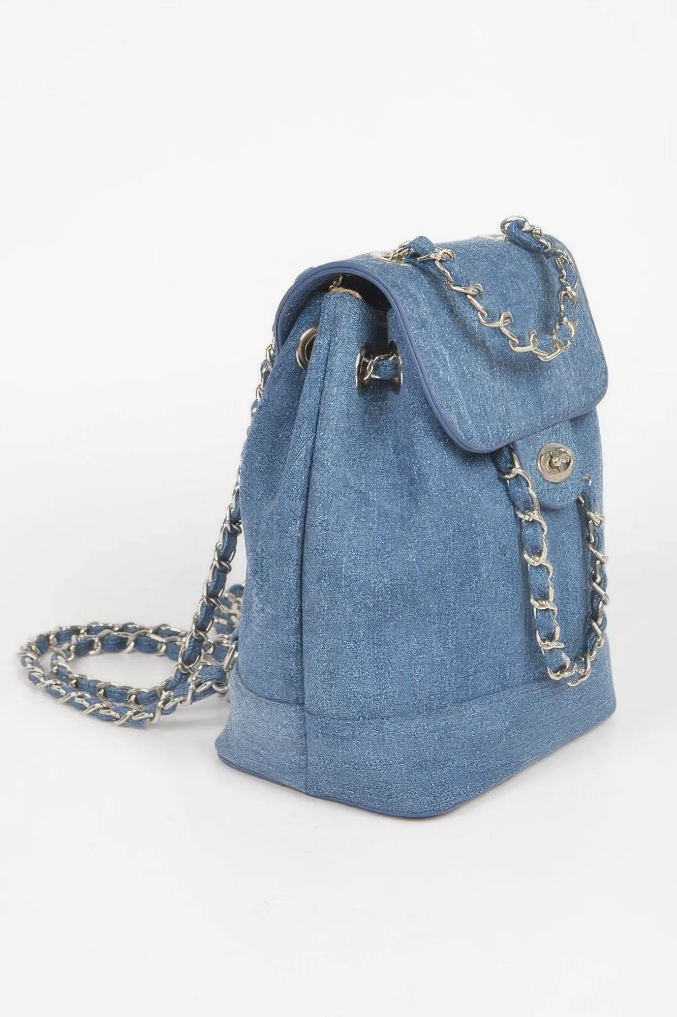 Denim Backpack sold by Unique Kulture product image thumbnail 2