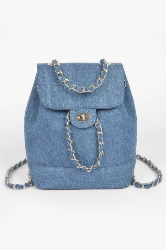 Denim Backpack sold by Unique Kulture