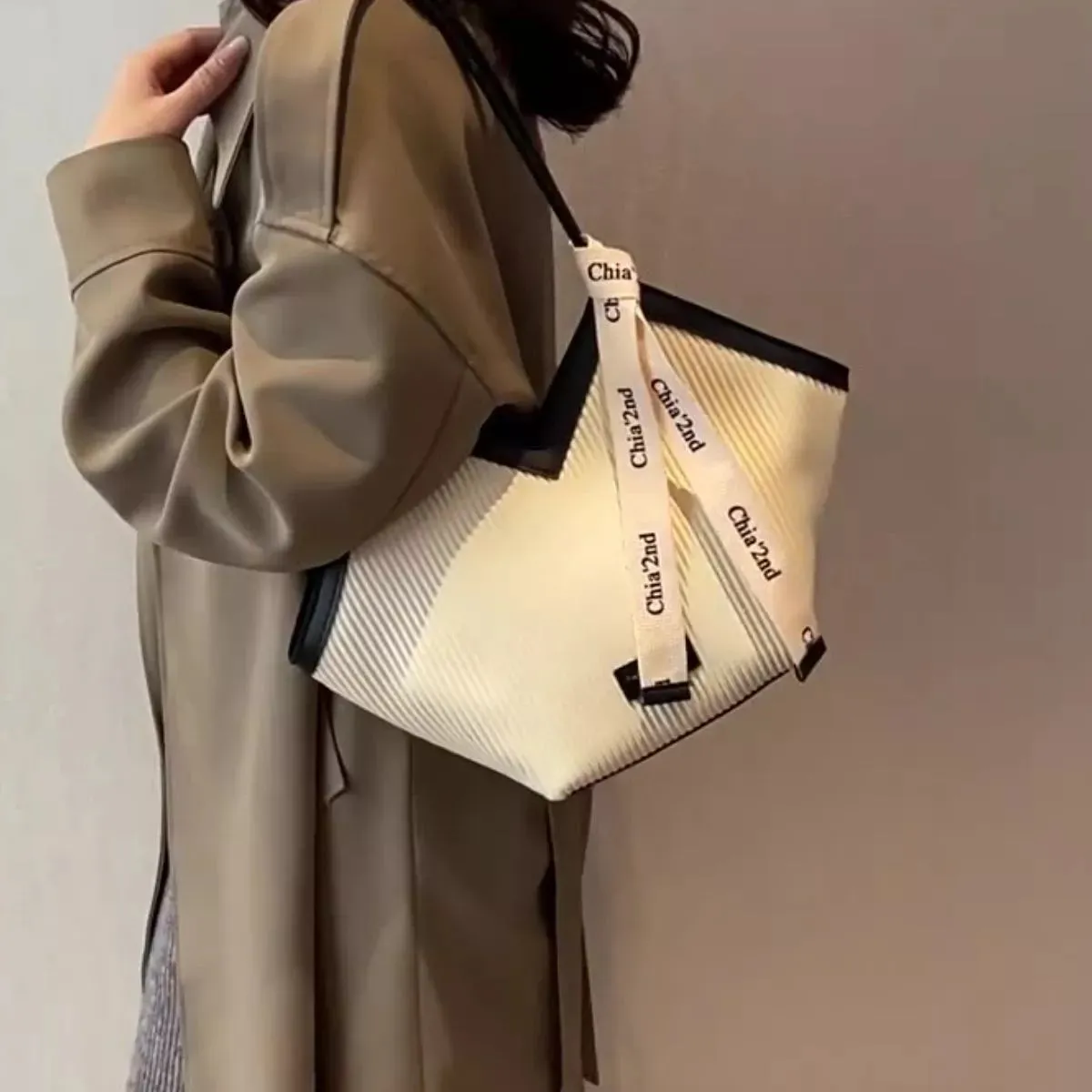 Leather Textured Shoulder Bag sold by Unique Kulture product image thumbnail 3