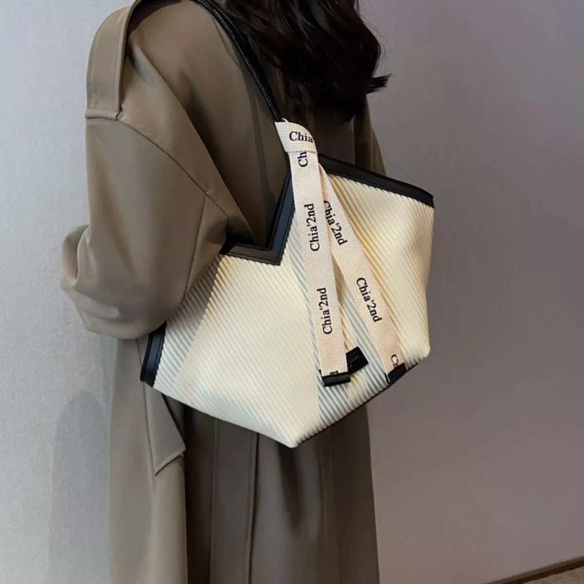 Leather Textured Shoulder Bag sold by Unique Kulture product image thumbnail 4