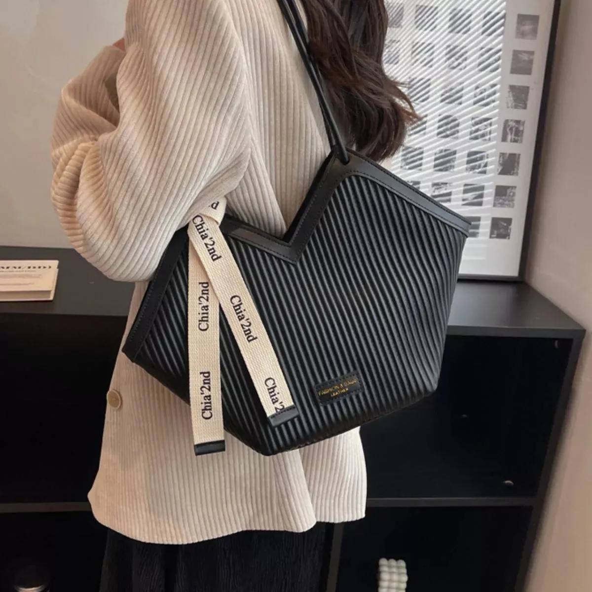 Leather Textured Shoulder Bag sold by Unique Kulture