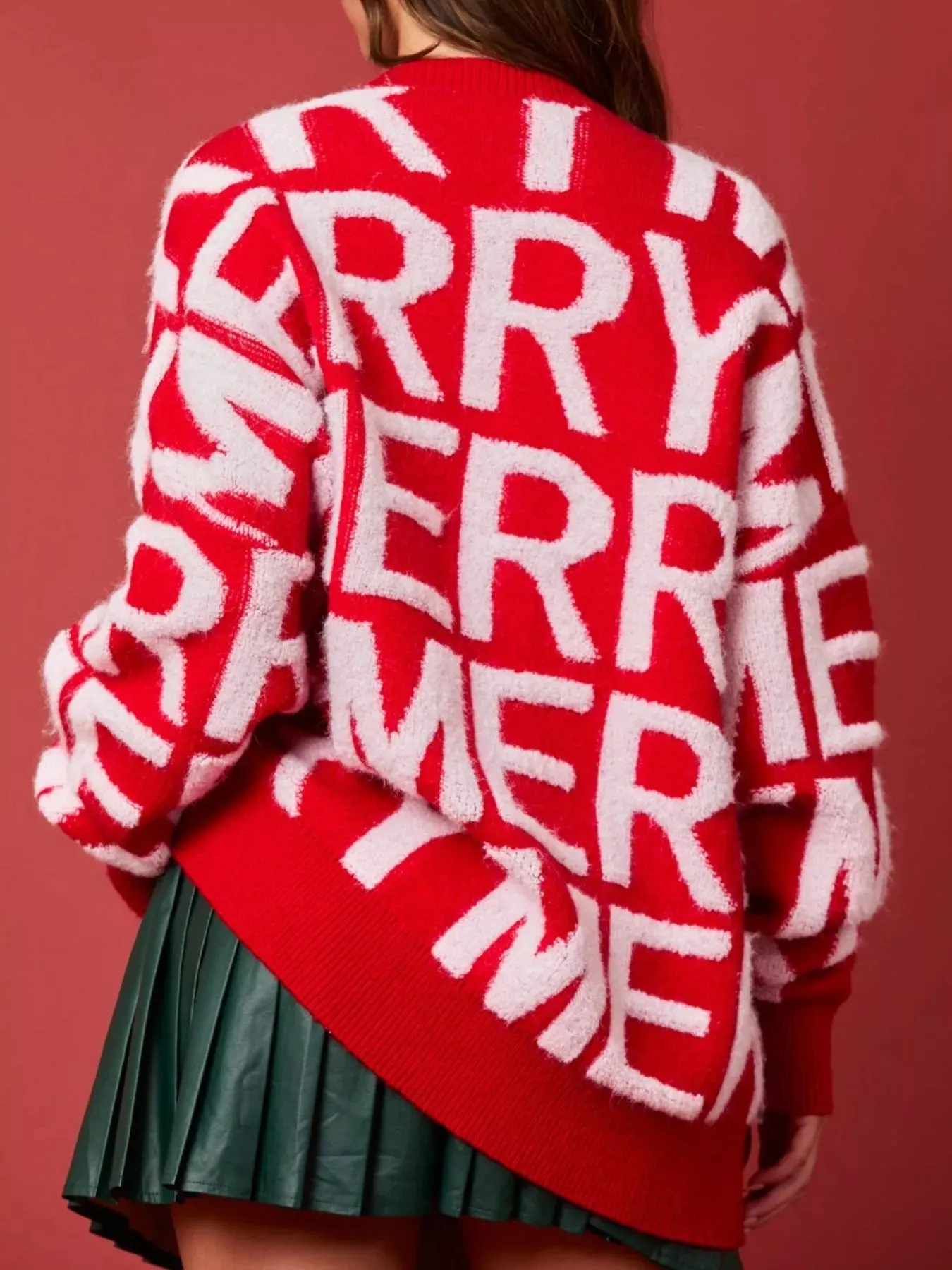Christmas Merry Festive Holiday Sweater sold by Unique Kulture product image thumbnail 4