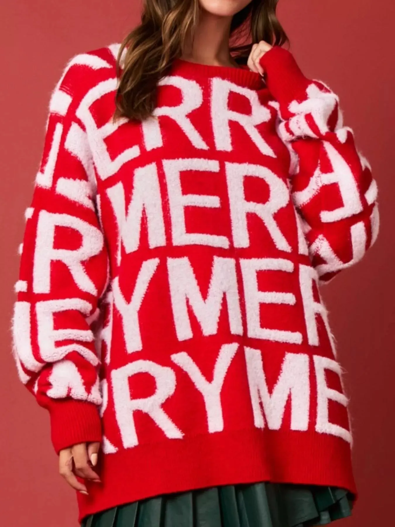 Christmas Merry Festive Holiday Sweater sold by Unique Kulture product image thumbnail 5