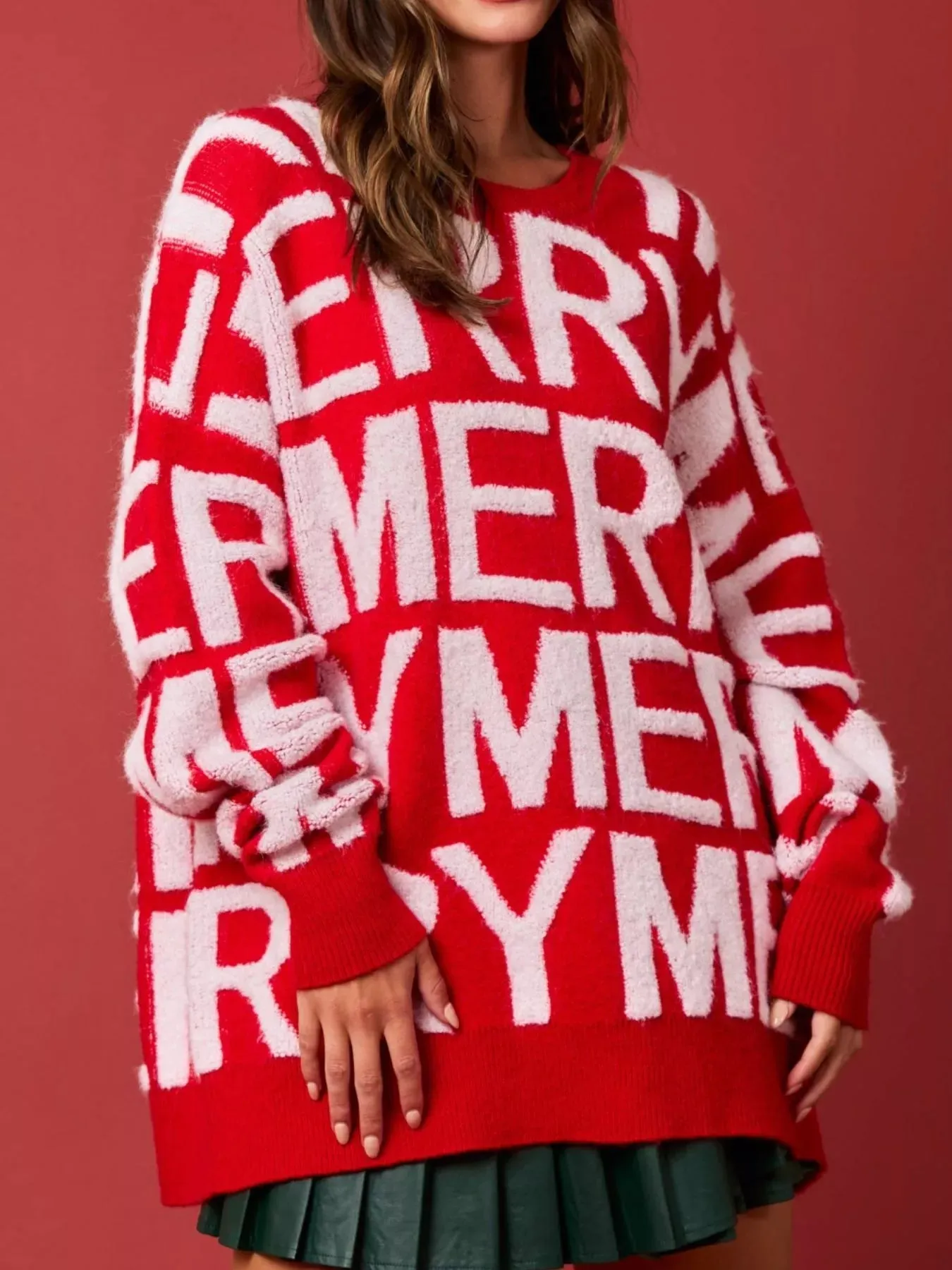 Christmas Merry Festive Holiday Sweater sold by Unique Kulture product image thumbnail 2