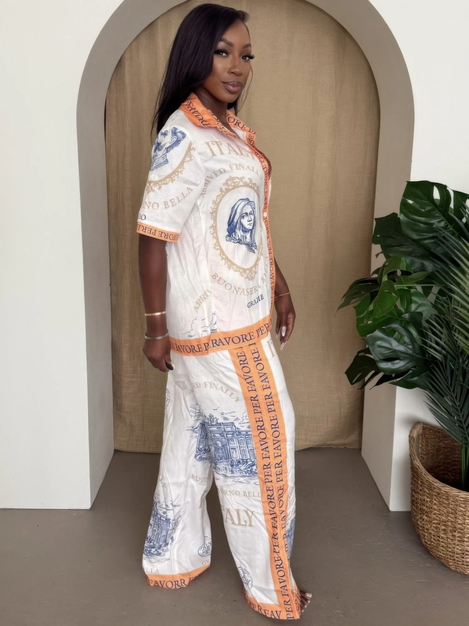 Italian Escape Two-piece Set - Resort Chic sold by Unique Kulture product image thumbnail 2