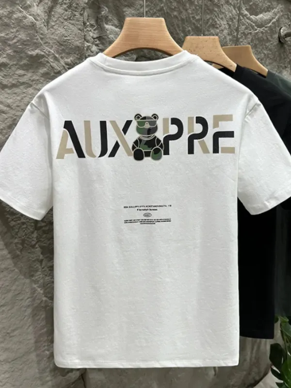 Men's Plus Size Round Neck Short Sleeve T-Shirt sold by Unique Kulture