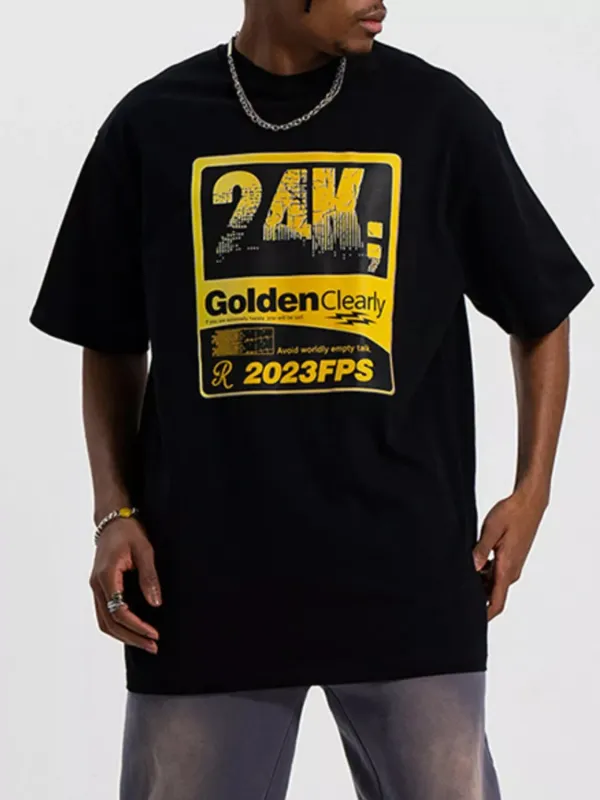 Men's Graphic Round Neck Short Sleeve T-Shirt sold by Unique Kulture