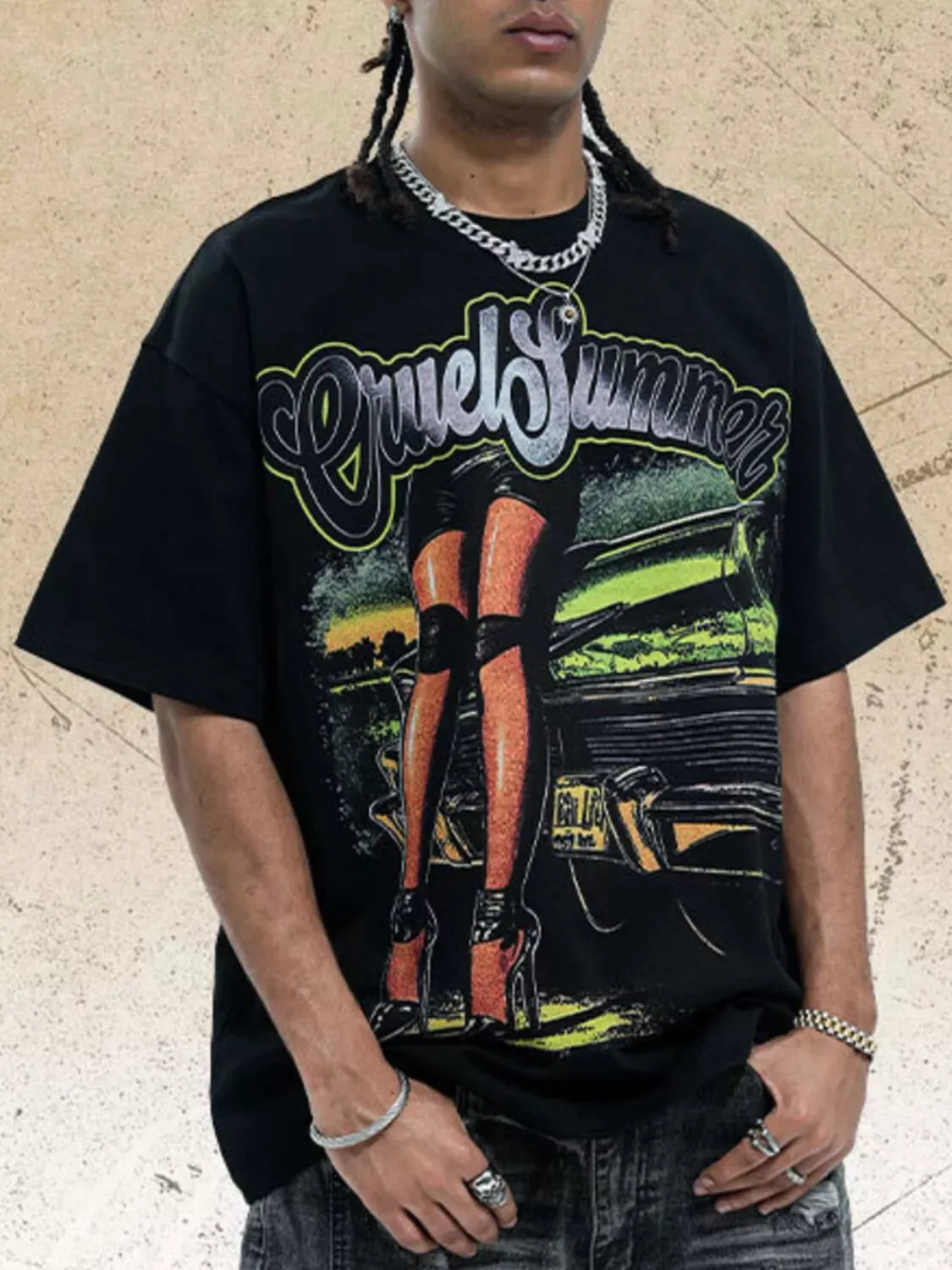 Men's Graphic Round Neck Short Sleeve T-Shirt sold by Unique Kulture