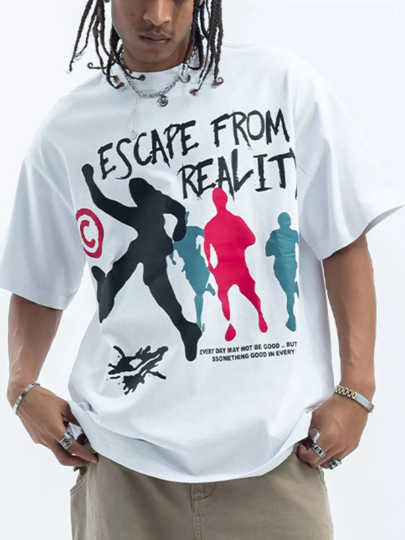 Men's Graphic Round Neck Short Sleeve T-Shirt sold by Unique Kulture product image thumbnail 5
