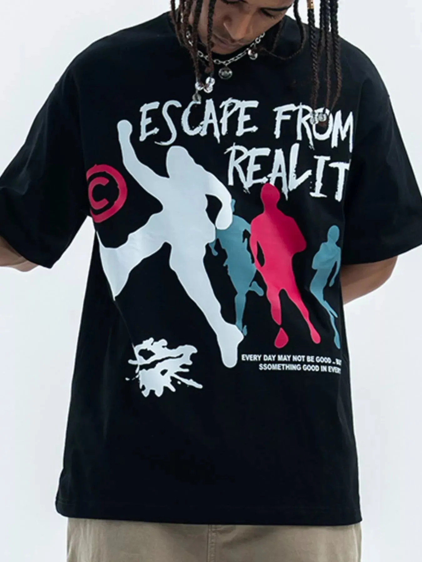 Men's Graphic Round Neck Short Sleeve T-Shirt sold by Unique Kulture product image thumbnail 3