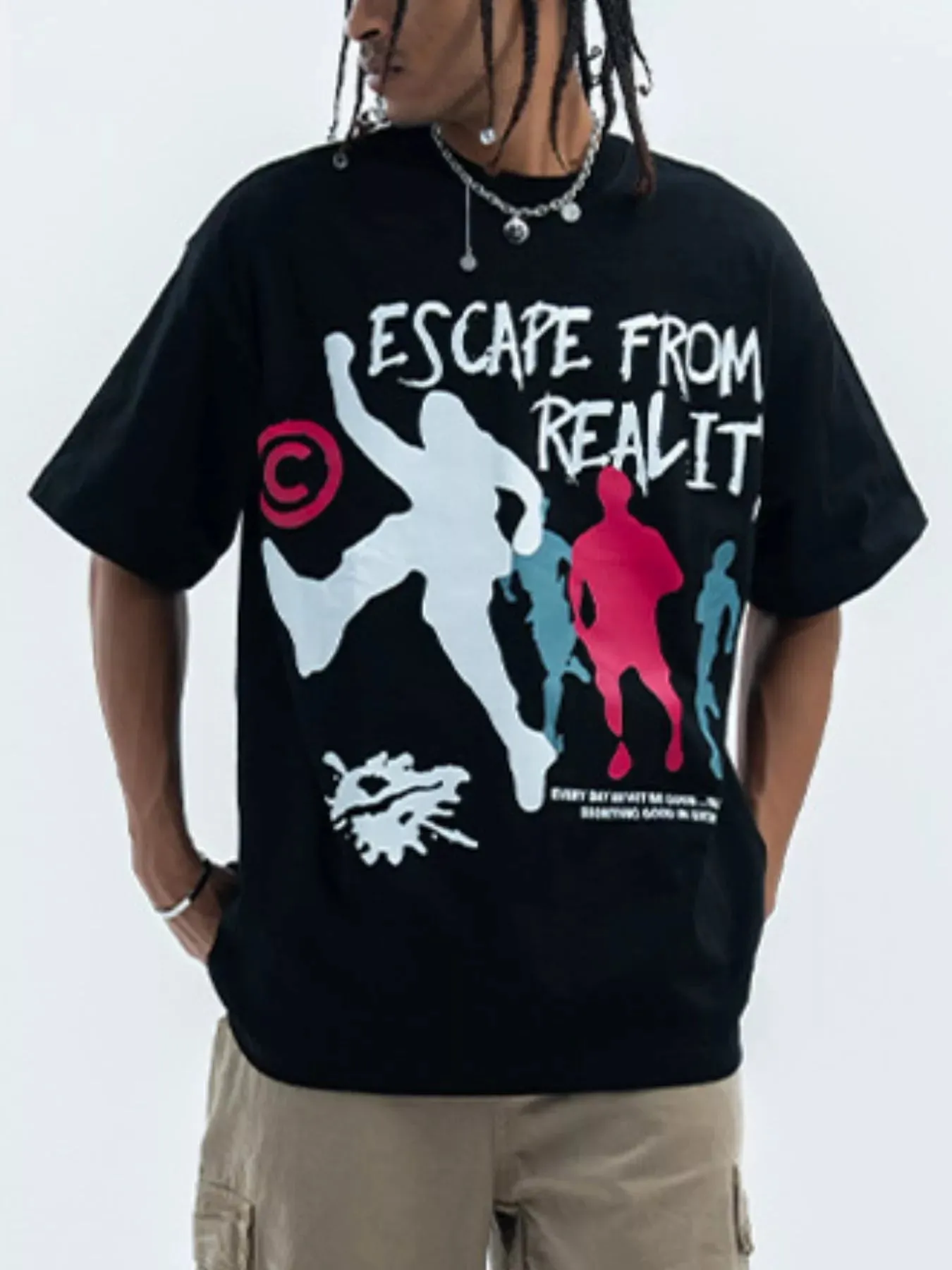 Men's Graphic Round Neck Short Sleeve T-Shirt sold by Unique Kulture
