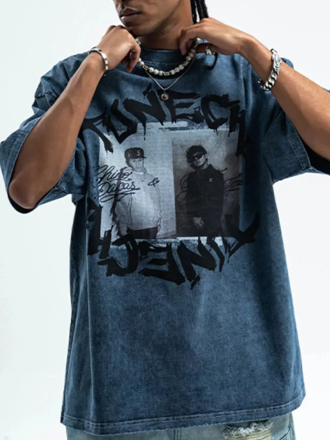 Men's Graphic Round Neck Short Sleeve T-Shirt sold by Unique Kulture product image thumbnail 2