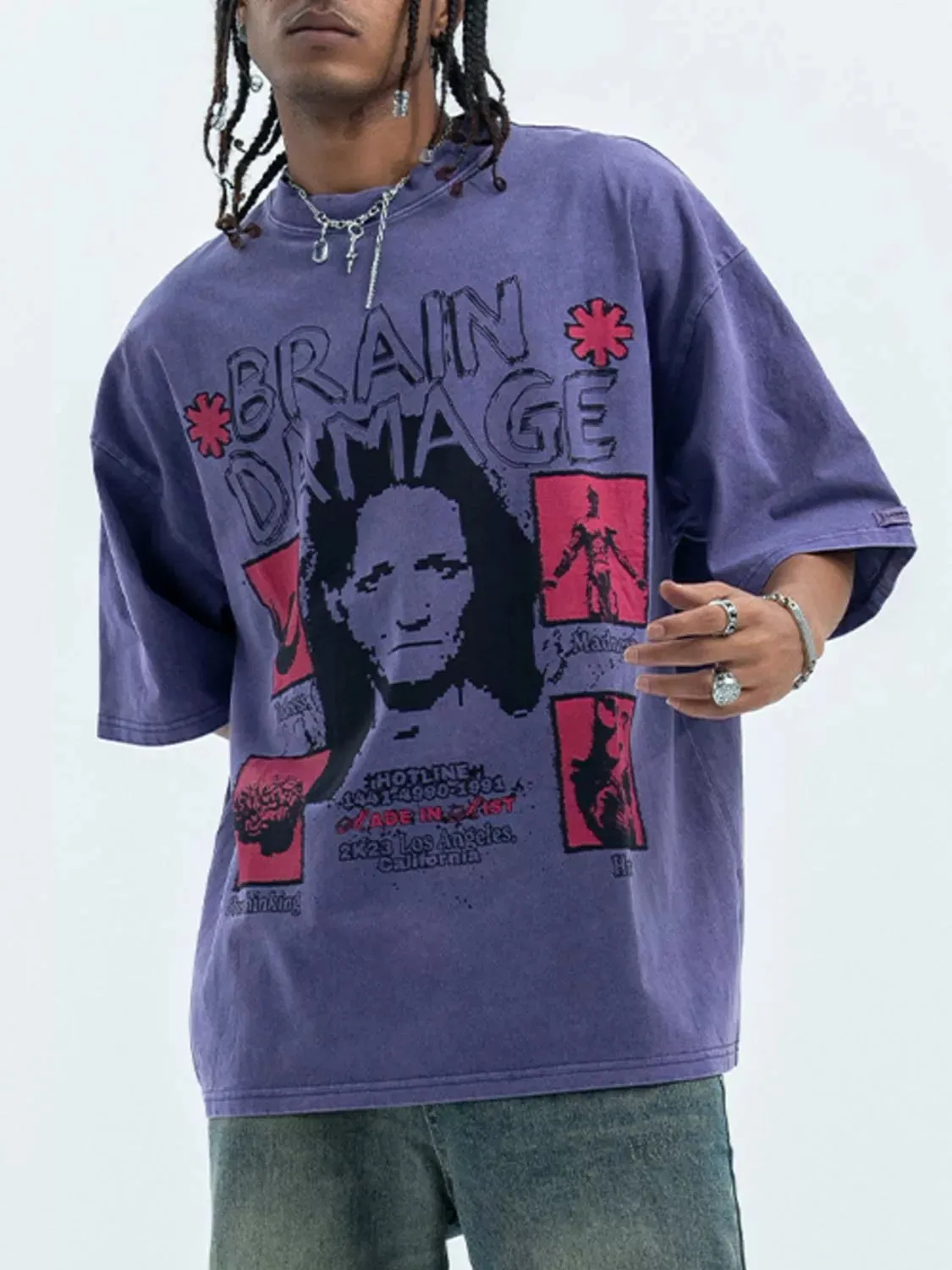 Men's Graphic Round Neck Half Sleeve T-Shirt sold by Unique Kulture