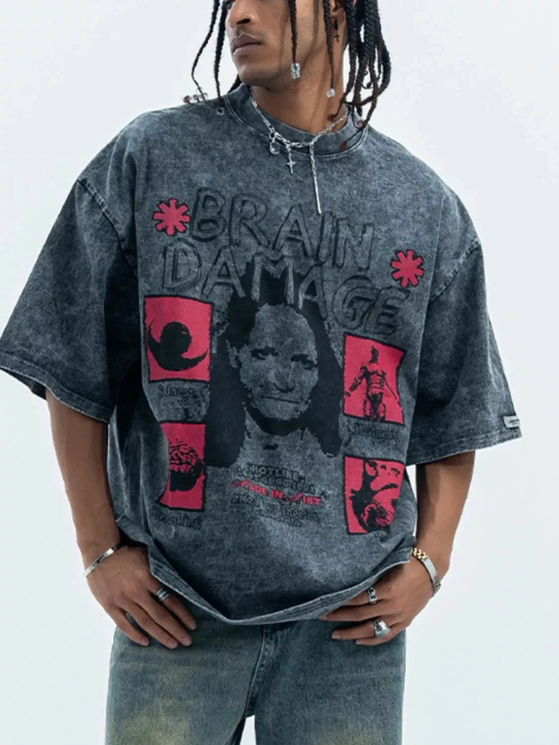 Men's Graphic Round Neck Half Sleeve T-Shirt sold by Unique Kulture product image thumbnail 2