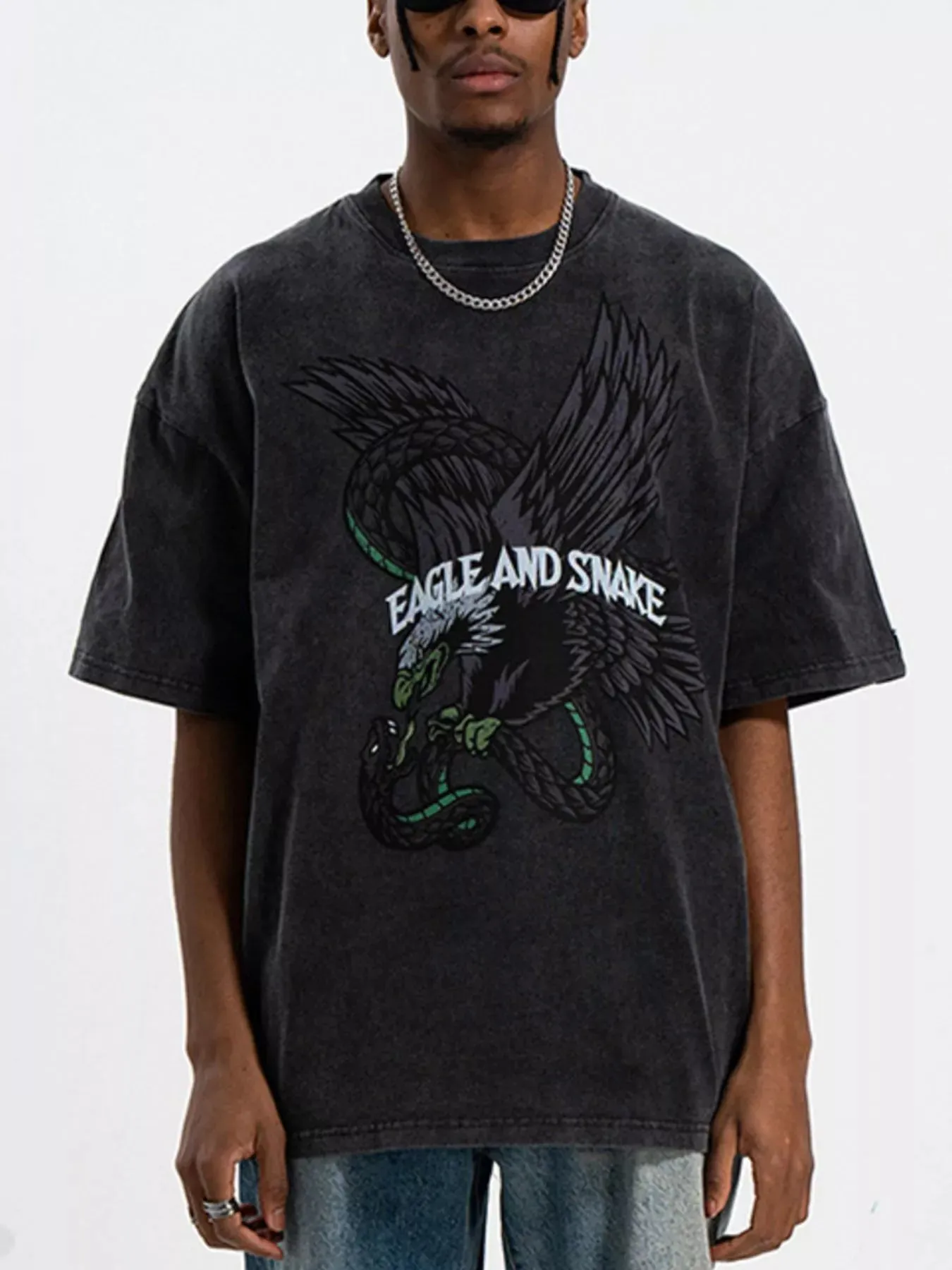 Men's Round Neck Half Sleeve T-Shirt sold by Unique Kulture product image thumbnail 2