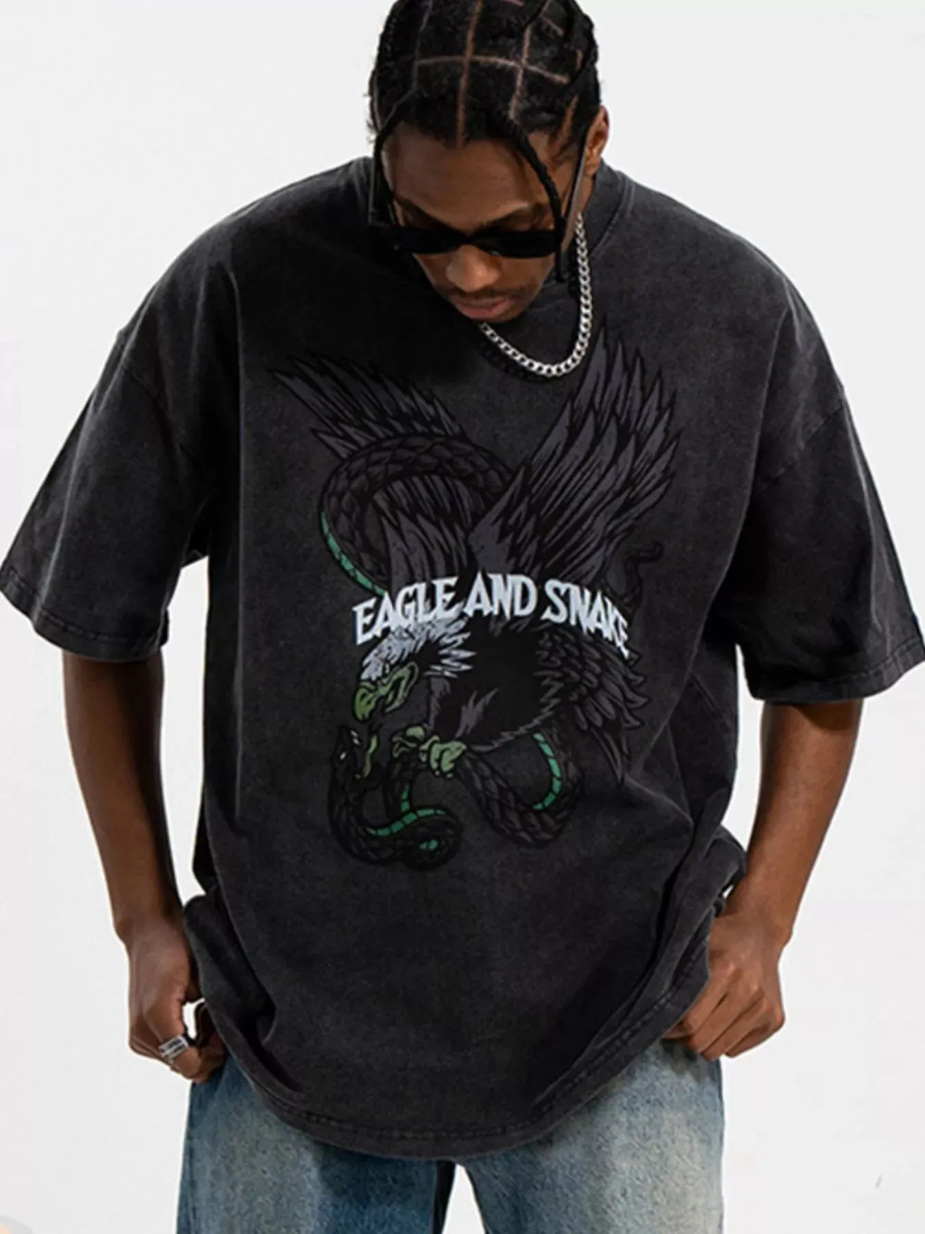 Men's Round Neck Half Sleeve T-Shirt sold by Unique Kulture product image thumbnail 3