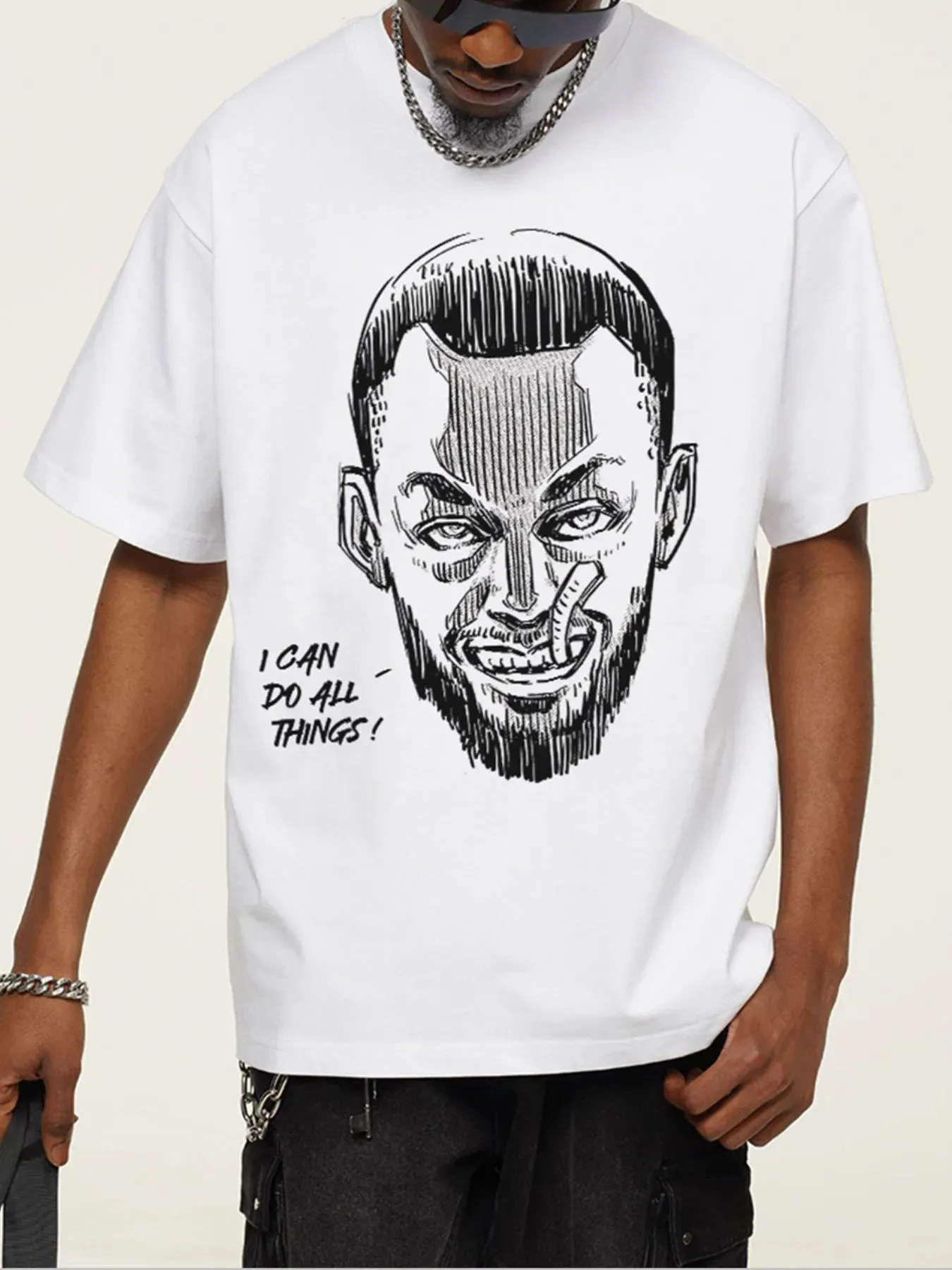 Men's Graphic Round Neck Short Sleeve T-Shirt sold by Unique Kulture product image thumbnail 2