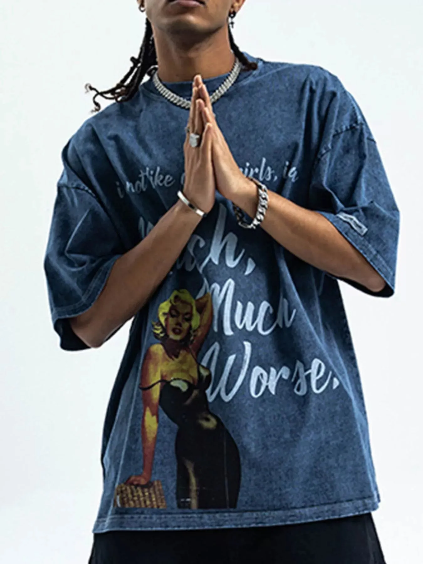 Men's Graphic Round Neck Half Sleeve T-Shirt sold by Unique Kulture product image thumbnail 4