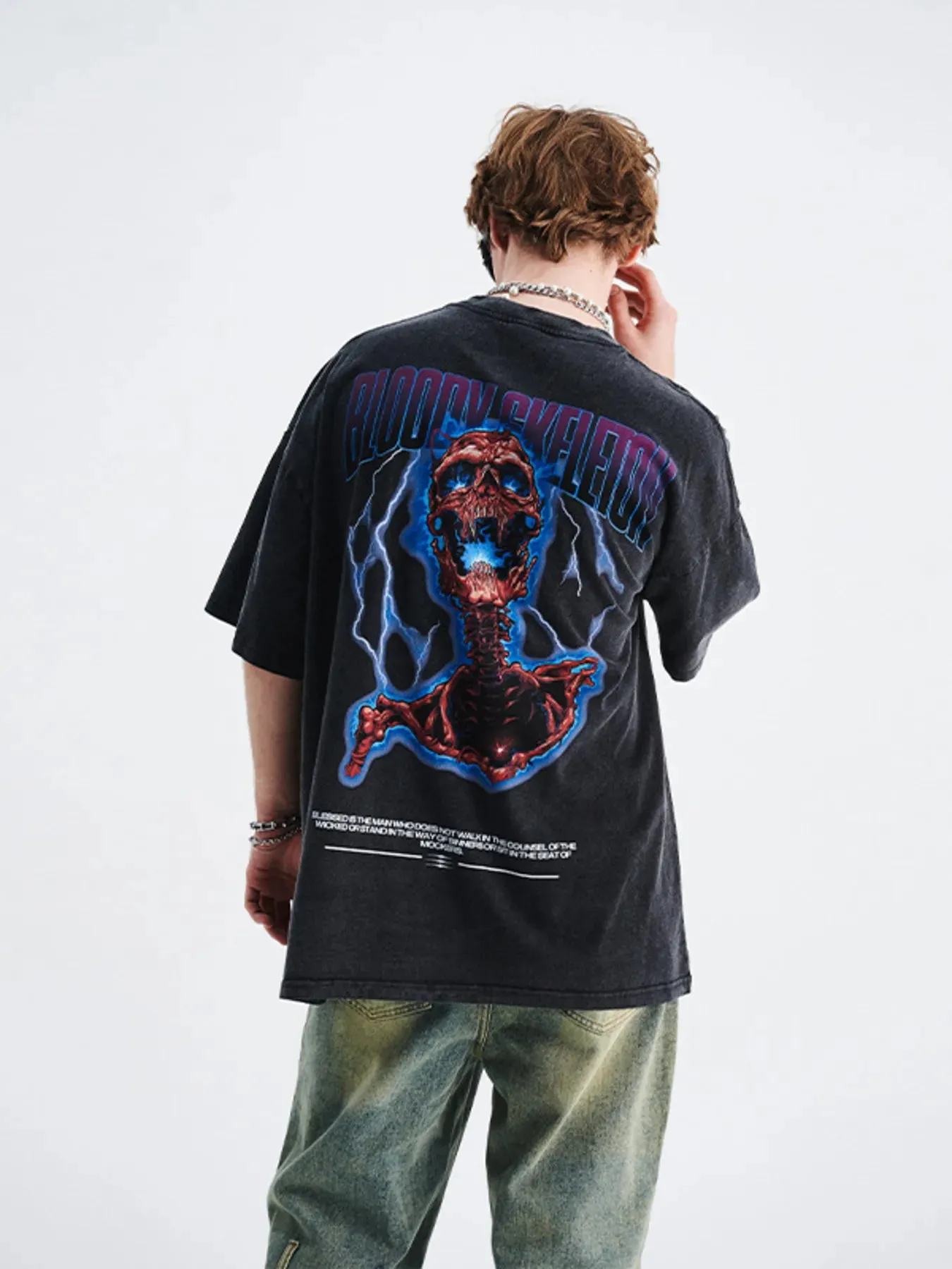 Men's Graphic Round Neck Short Sleeve T-Shirt sold by Unique Kulture product image thumbnail 4