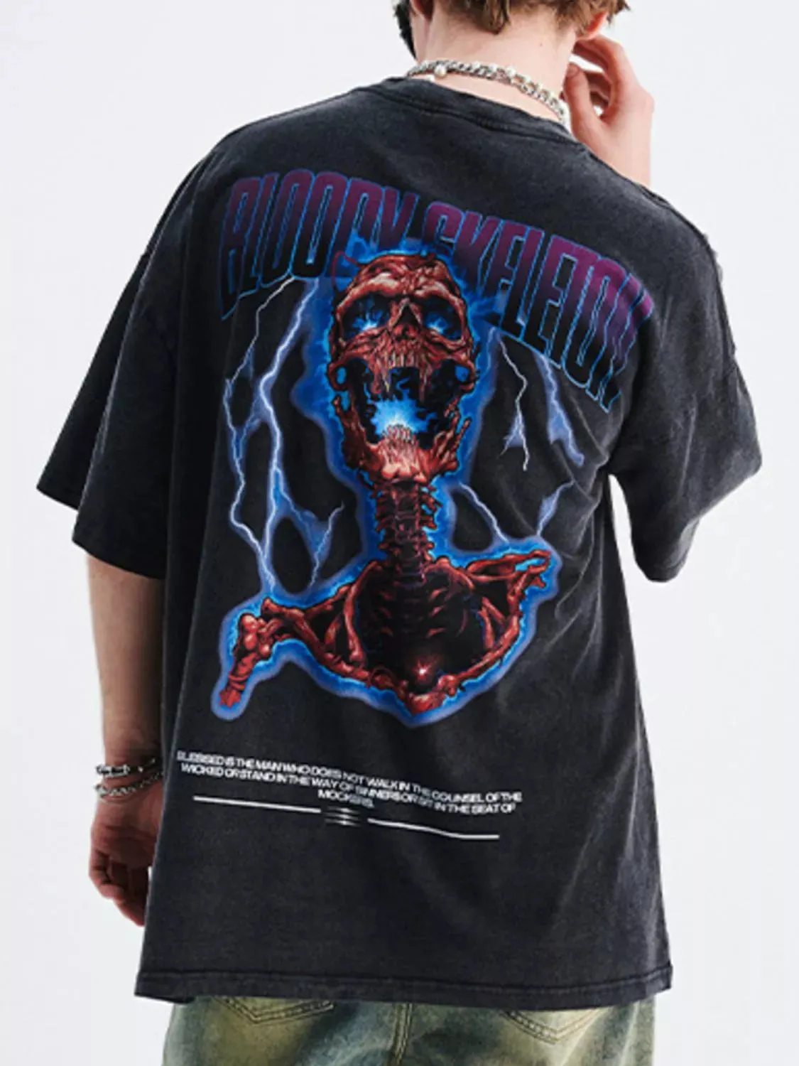 Men's Graphic Round Neck Short Sleeve T-Shirt sold by Unique Kulture