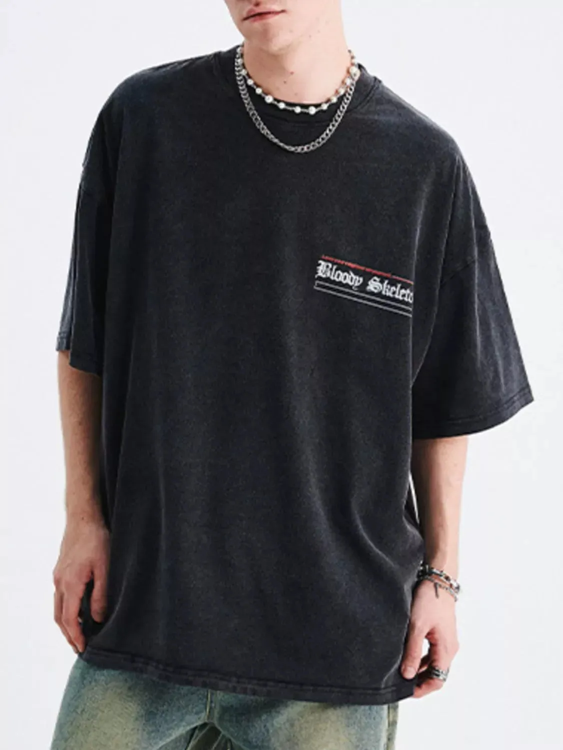 Men's Graphic Round Neck Short Sleeve T-Shirt sold by Unique Kulture product image thumbnail 2