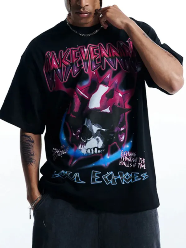 Men's Short Sleeve Graphic Oversized T-Shirt sold by Unique Kulture