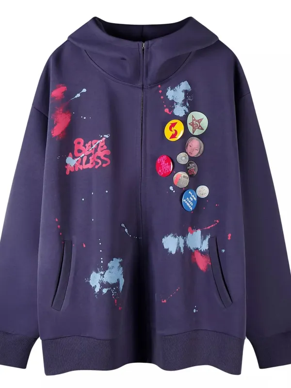 Men's Zip Up Long Sleeve Hoodie sold by Unique Kulture