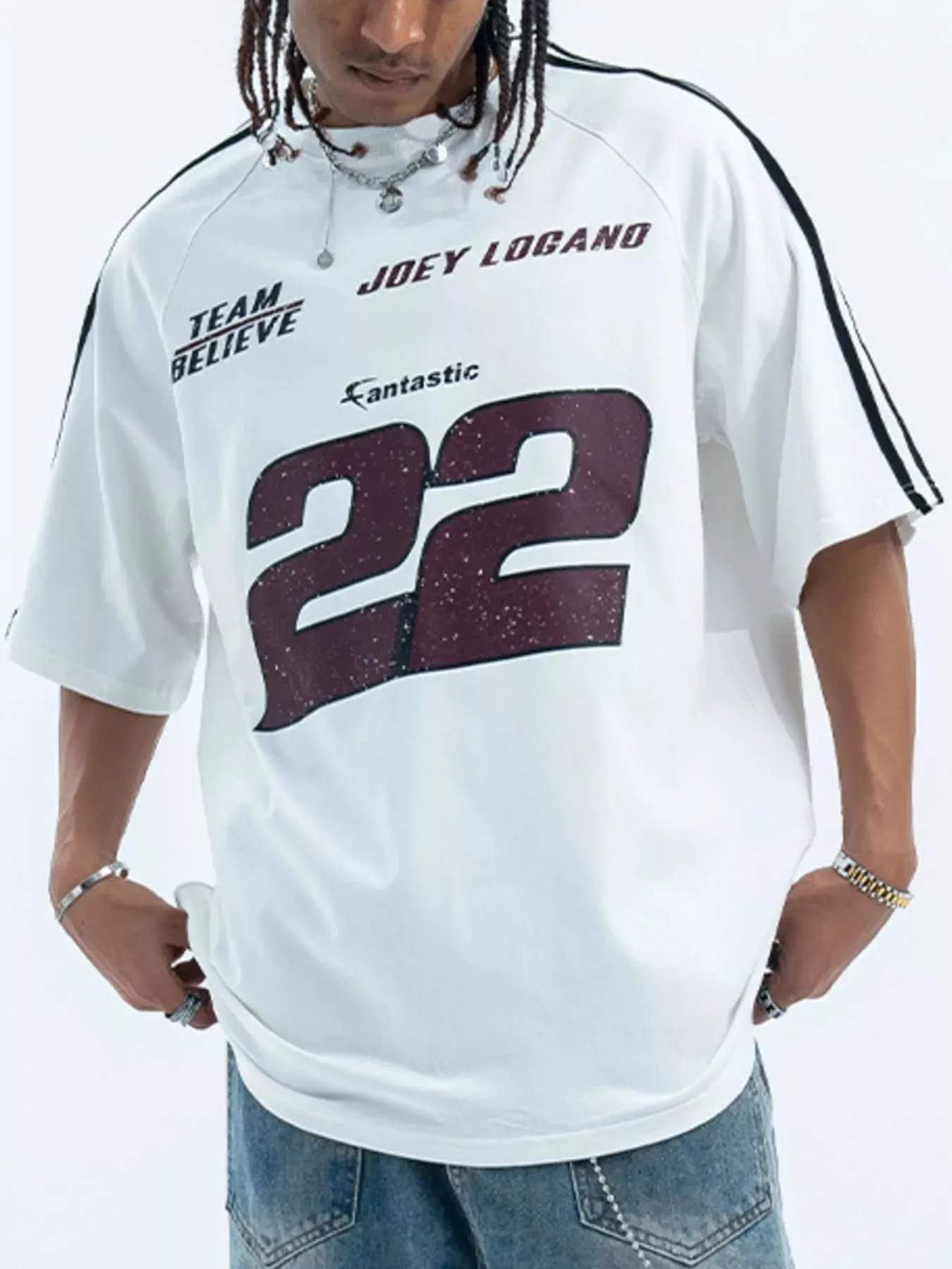 Men's Number Round Neck Short Sleeve T-Shirt sold by Unique Kulture product image thumbnail 5