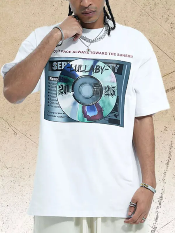 Men's Graphic Round Neck Short Sleeve T-Shirt sold by Unique Kulture