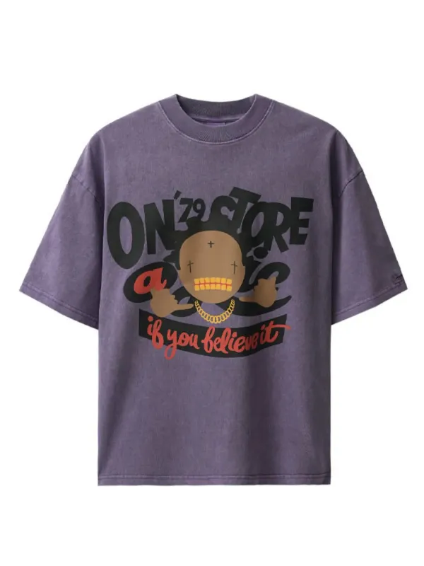 Men's Graphic Round Neck Short Sleeve T-Shirt sold by Unique Kulture