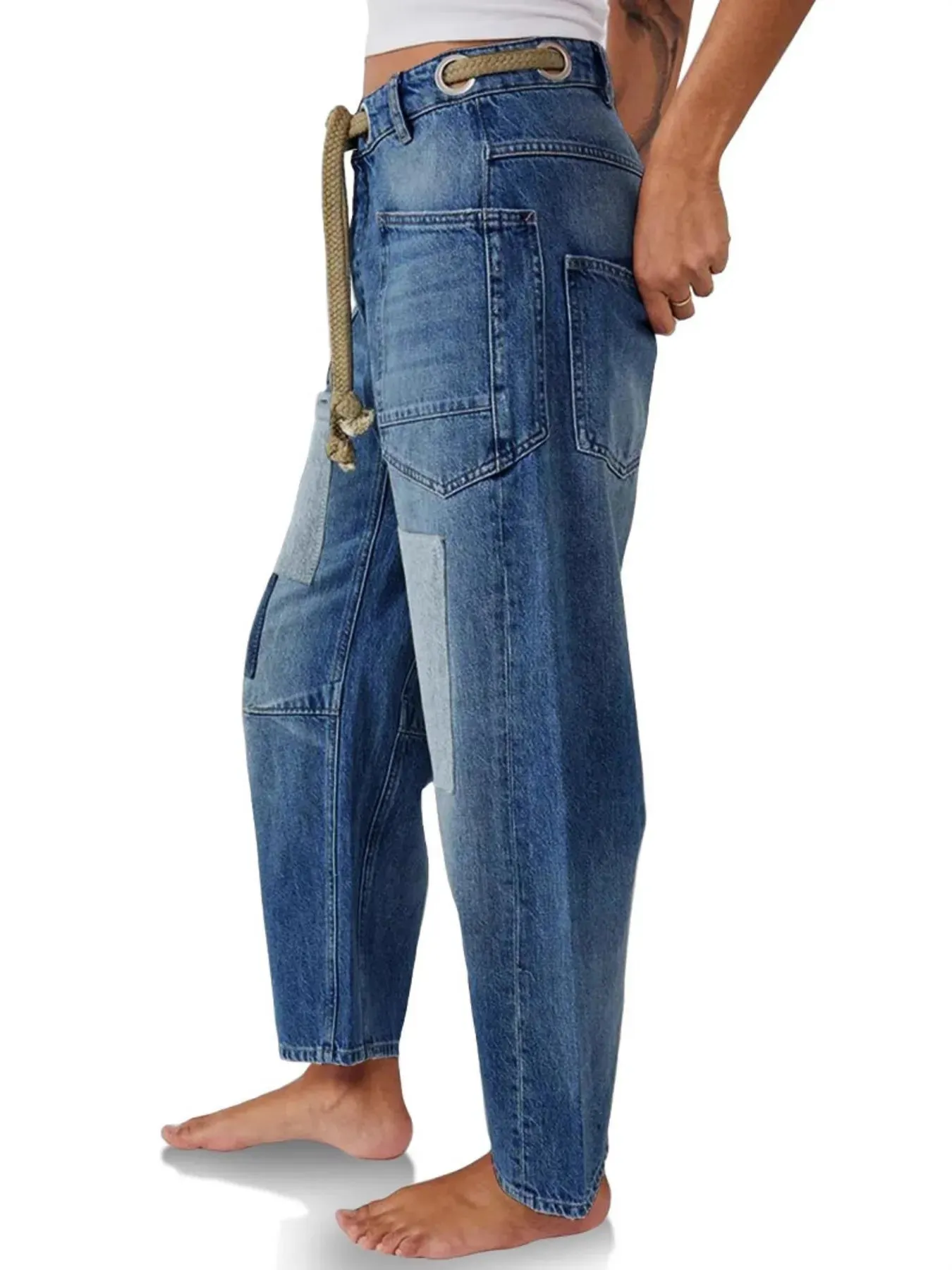 Washed Wide Leg Jeans sold by Unique Kulture product image thumbnail 3