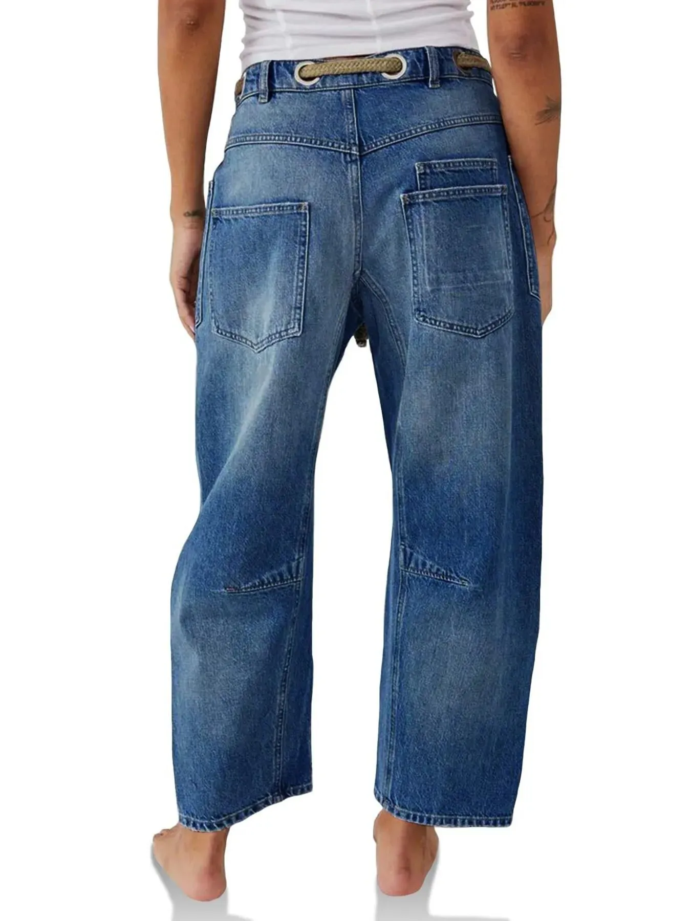 Washed Wide Leg Jeans sold by Unique Kulture product image thumbnail 4