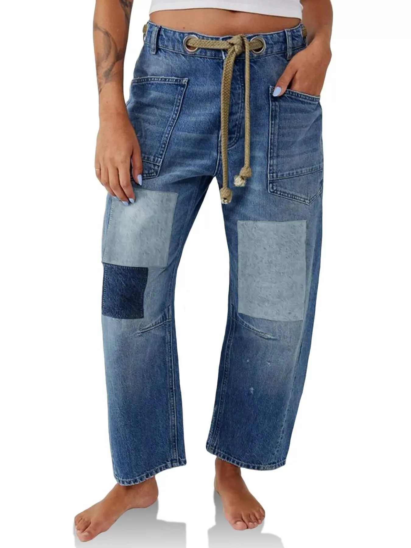 Washed Wide Leg Jeans sold by Unique Kulture product image thumbnail 2
