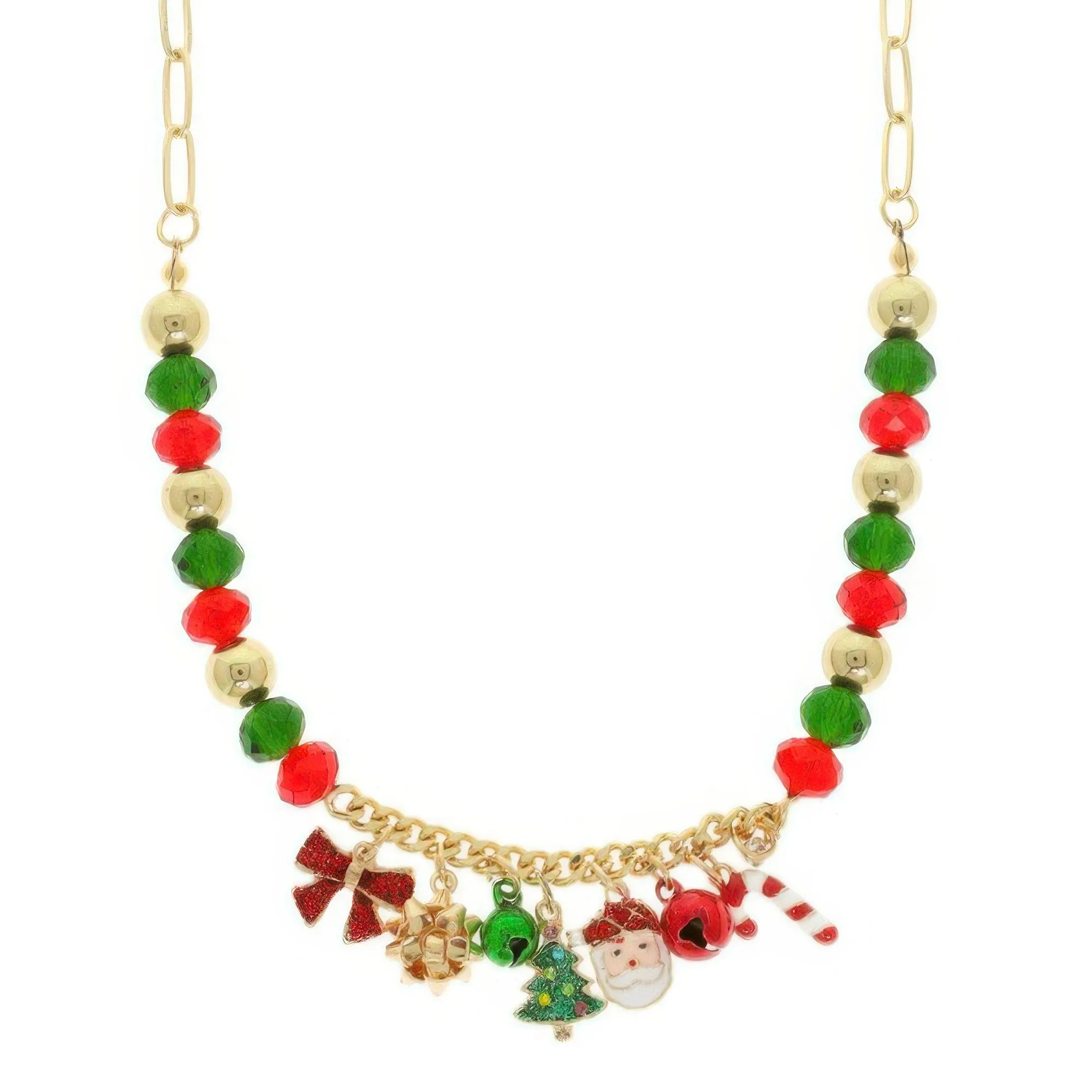 Christmas Multi Charm Necklace sold by Unique Kulture product image thumbnail 2
