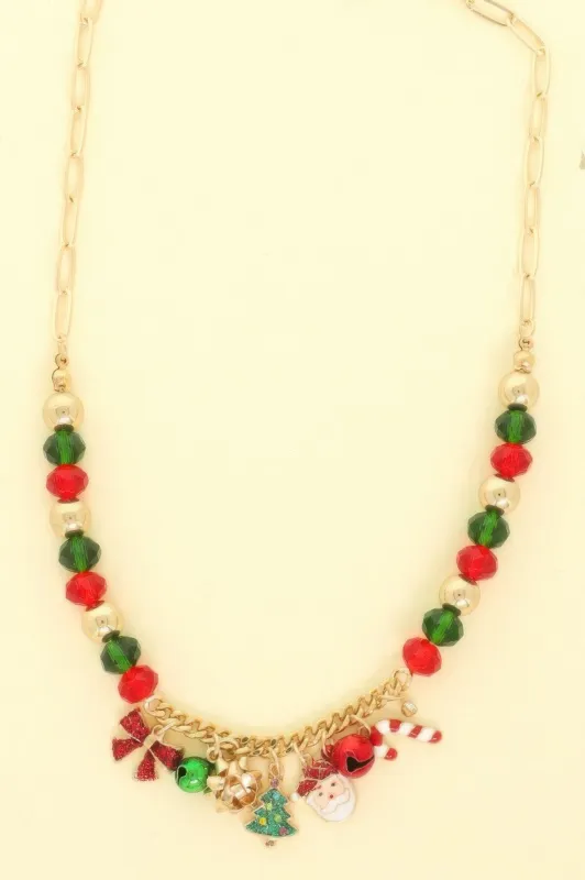 Christmas Multi Charm Necklace sold by Unique Kulture