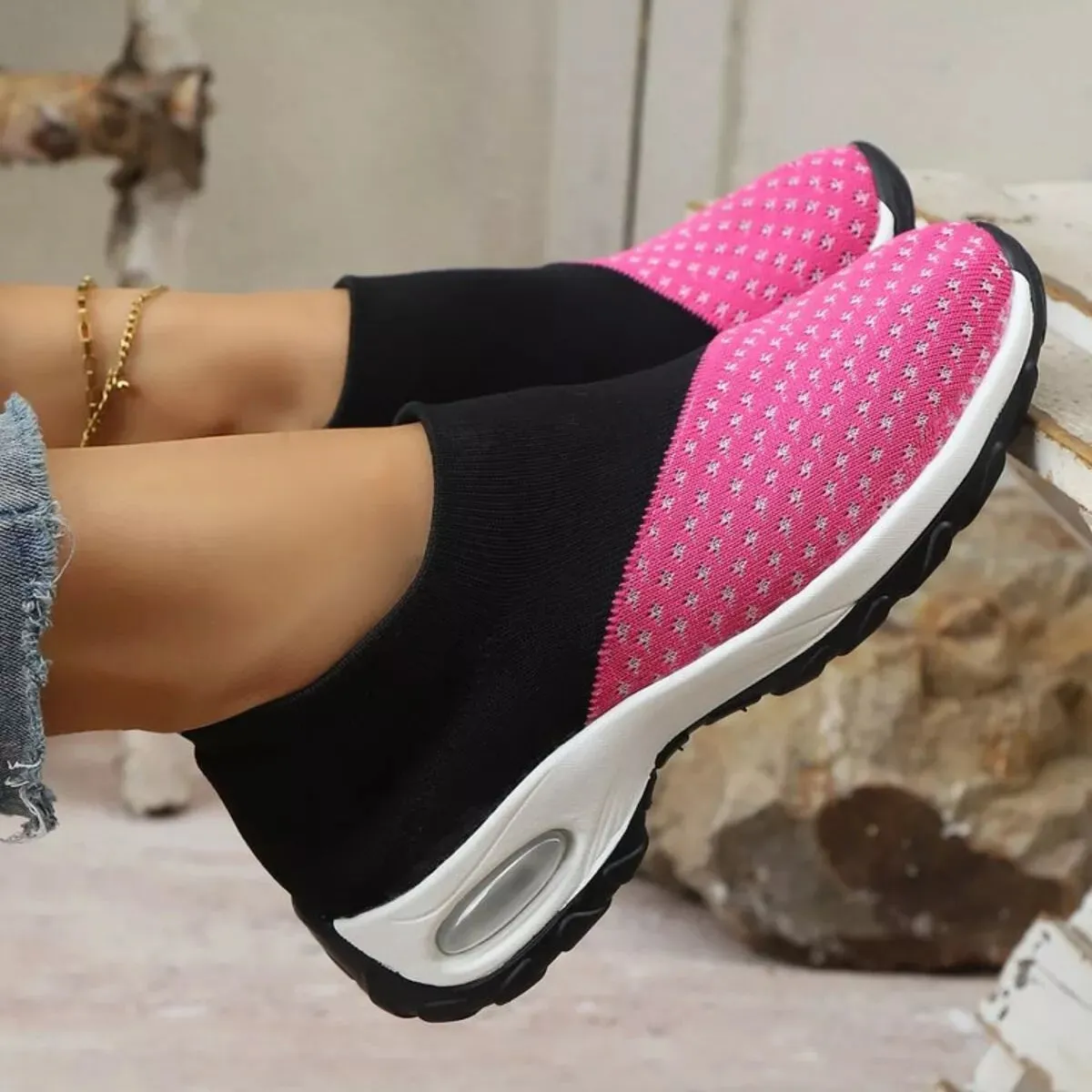 Color Block Mesh Athletic sold by Unique Kulture product image thumbnail 3
