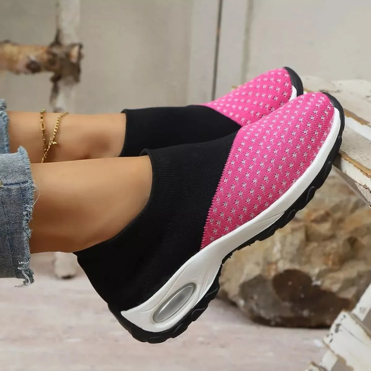 Color Block Mesh Athletic sold by Unique Kulture product image thumbnail 4