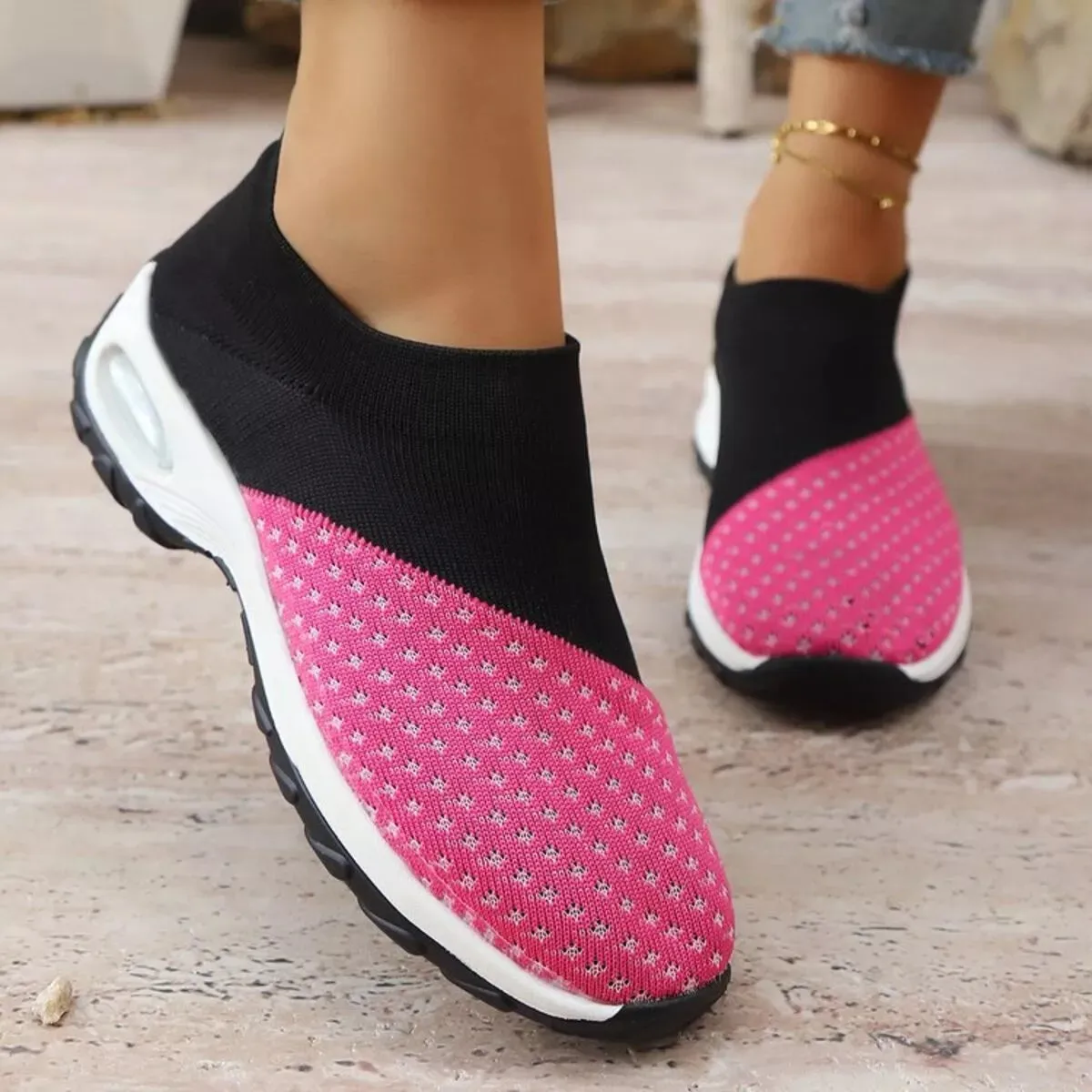Color Block Mesh Athletic sold by Unique Kulture