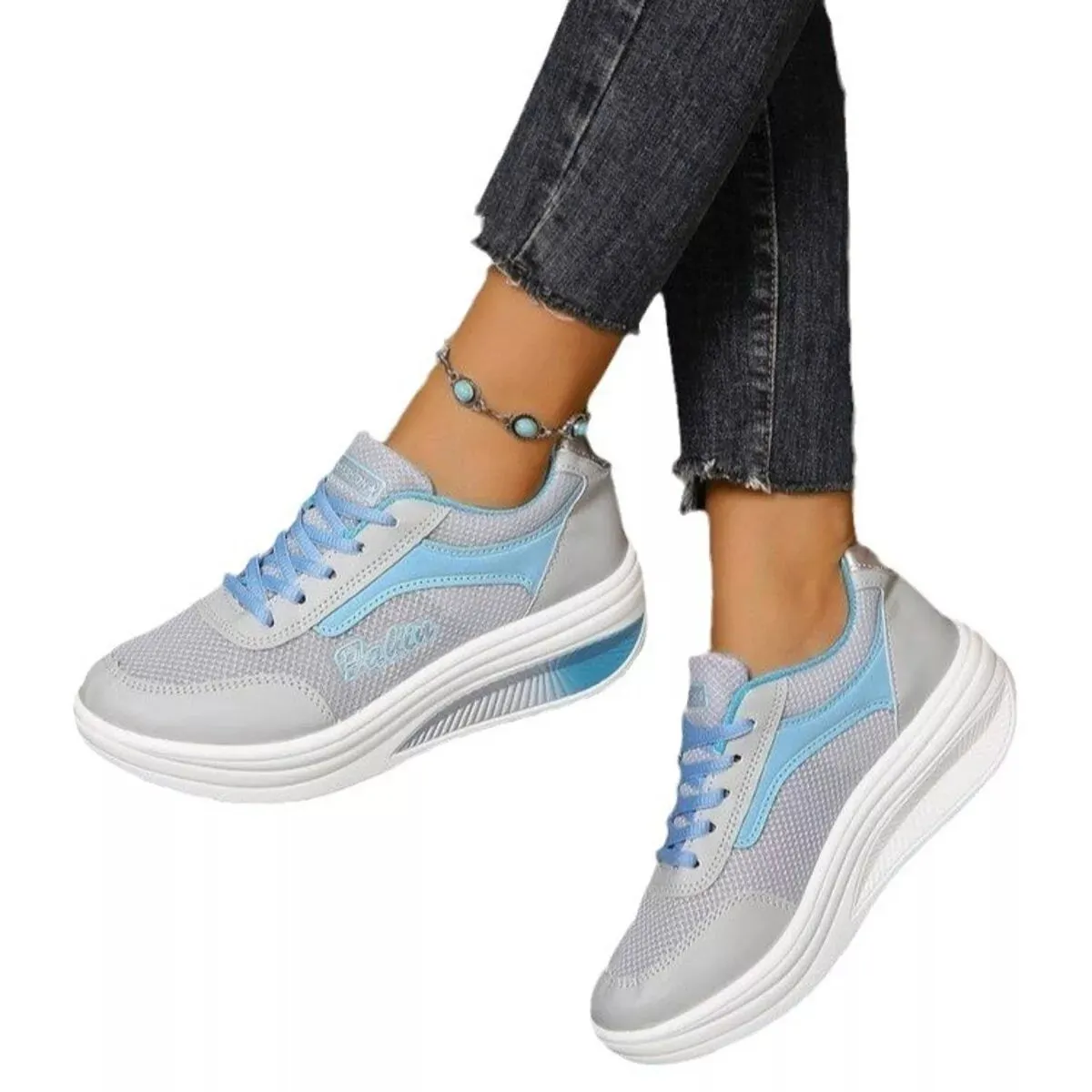 Round Toe Platform Athletic sold by Unique Kulture product image thumbnail 2