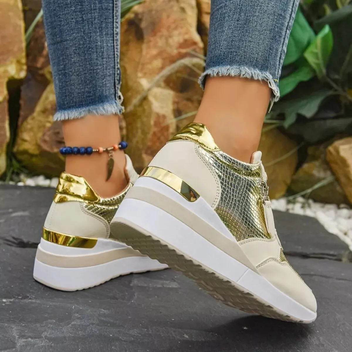 Round Toe Lace Up Athletic sold by Unique Kulture product image thumbnail 5