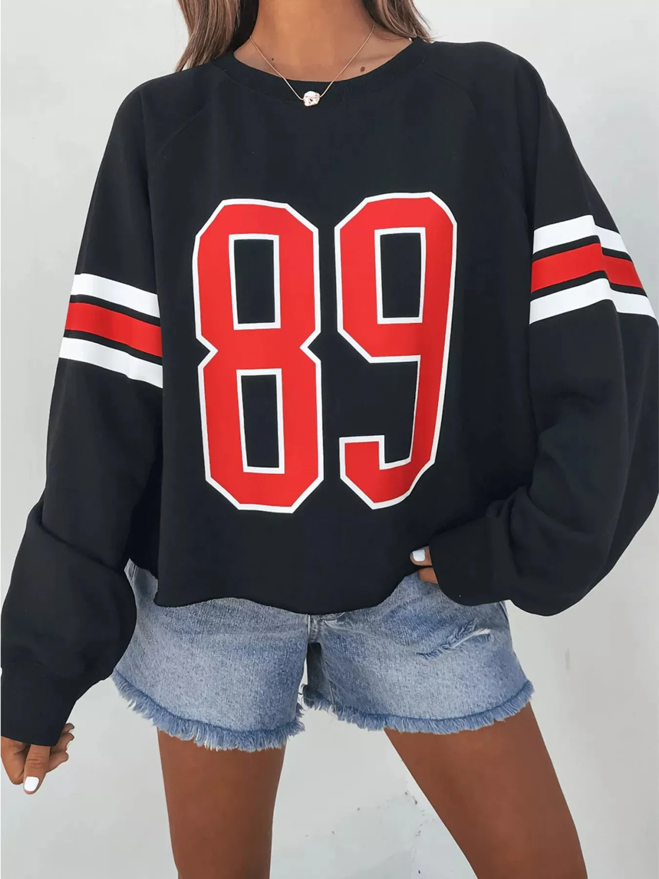 Number 89 Long Sleeve Sweatshirt sold by Unique Kulture product image thumbnail 2