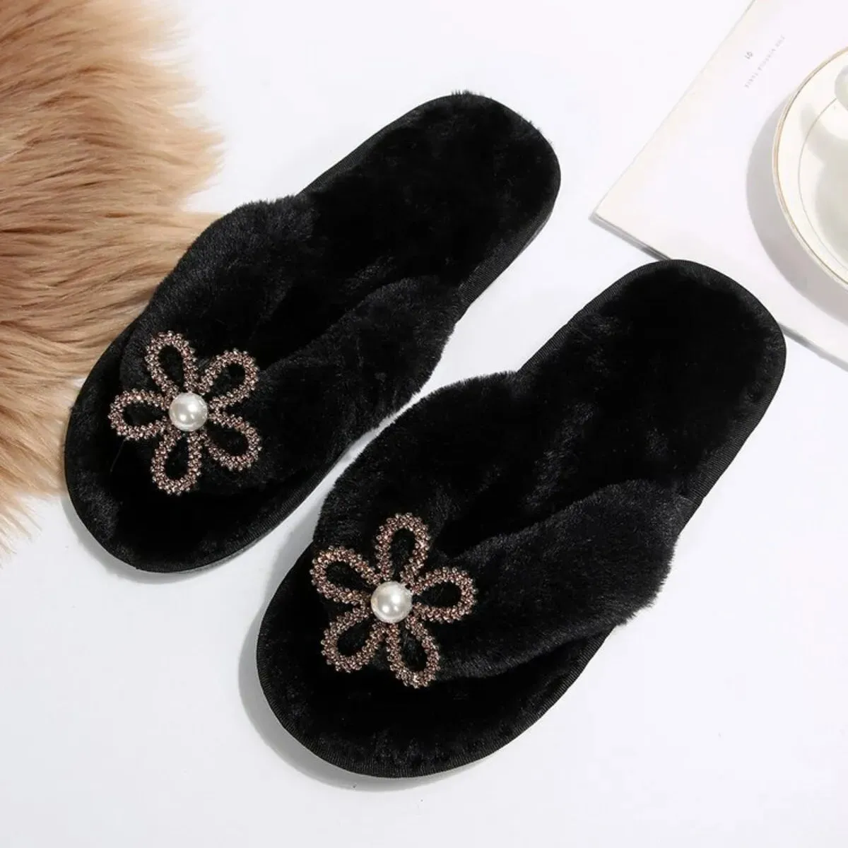 Flower Toe Post Flats Slippers sold by Unique Kulture product image thumbnail 5